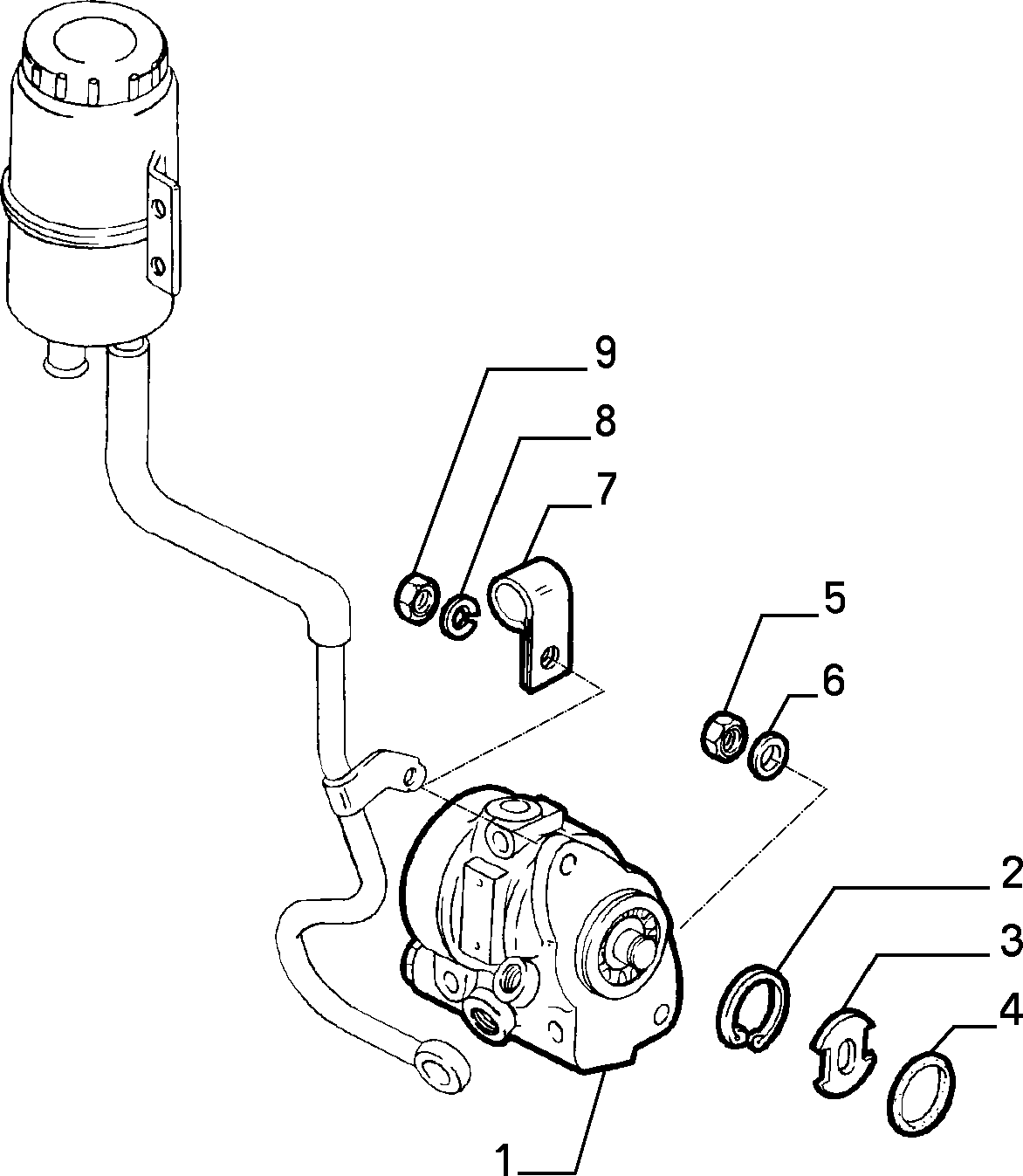 Alfarome/Fiat/Lanci 4817645 - Гидравлический насос, рулевое управление, ГУР autospares.lv