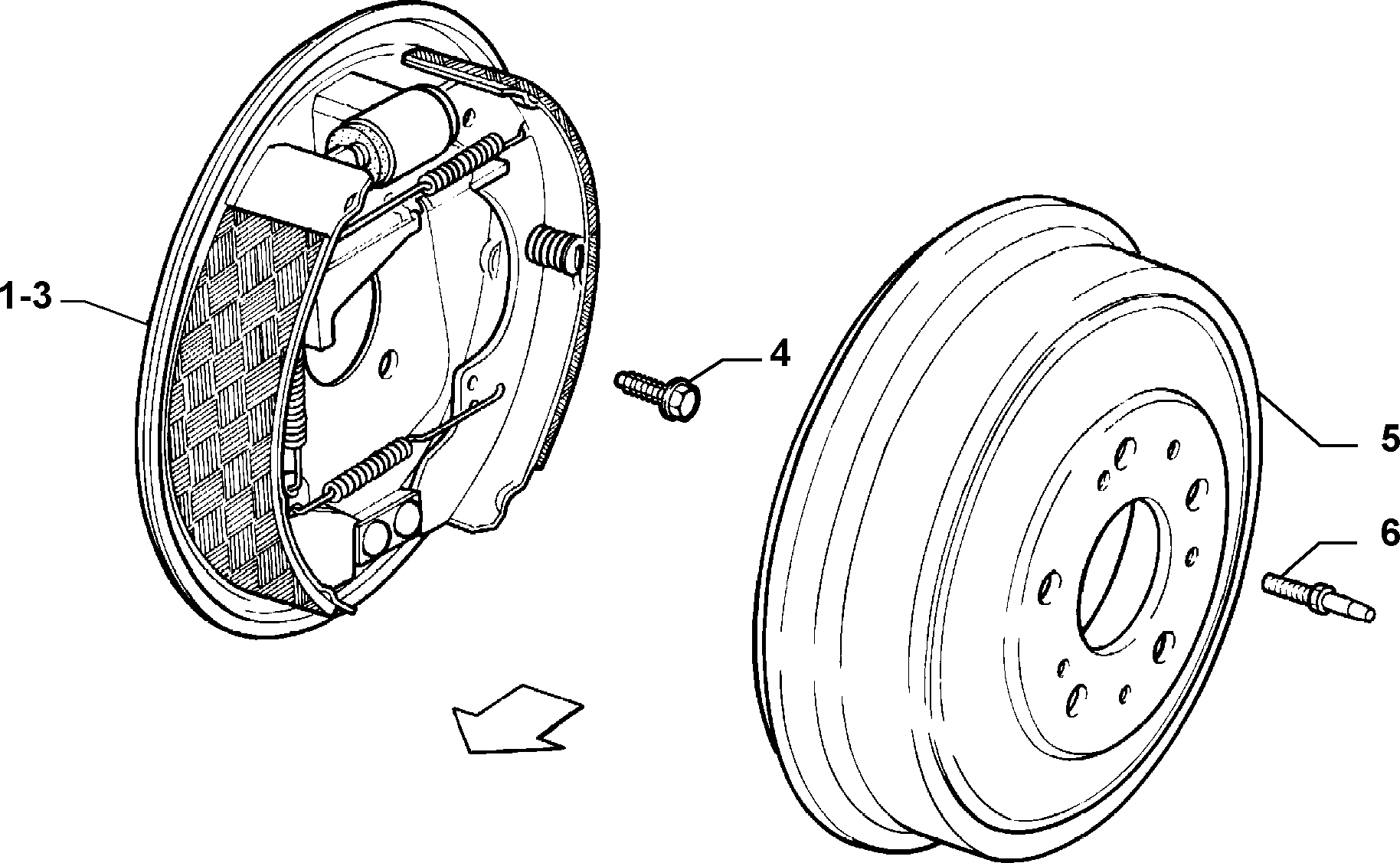 CITROËN 1306211080 - Тормозной барабан autospares.lv