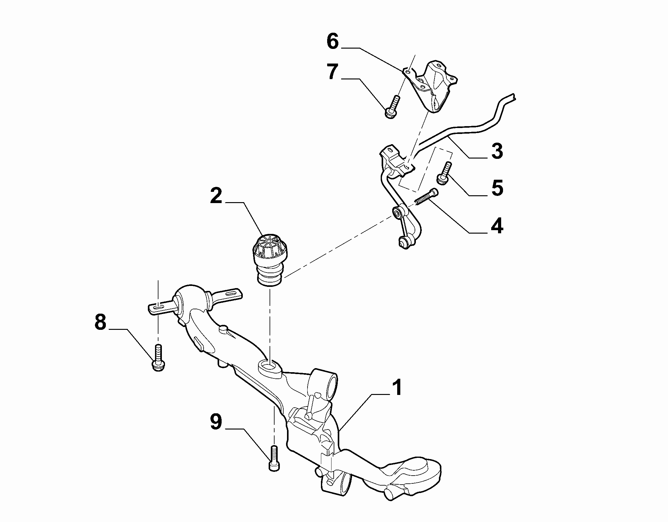 Vauxhall 51810124 - Тяга / стойка, стабилизатор autospares.lv