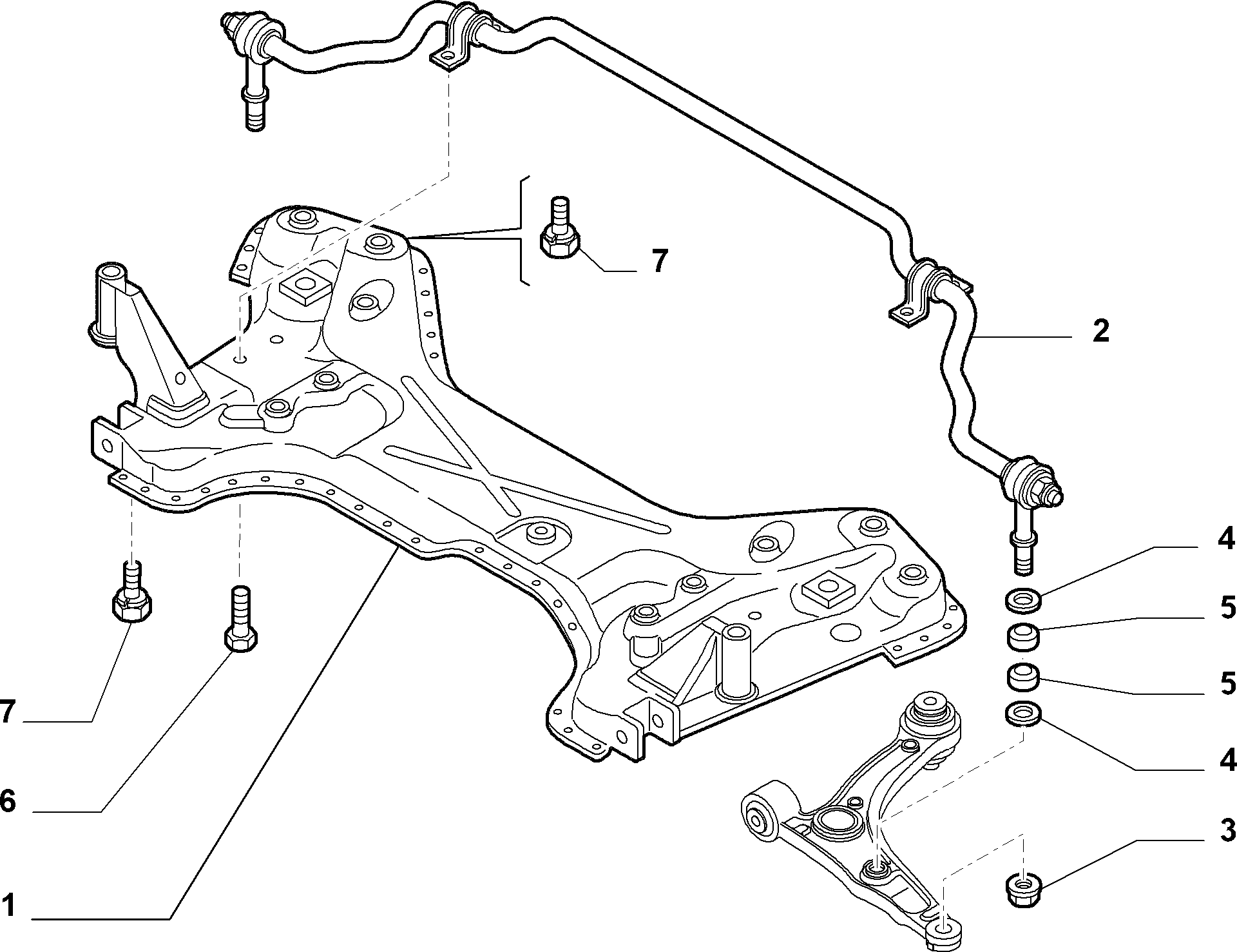 Alfa Romeo 1357572080 - Тяга / стойка, стабилизатор autospares.lv