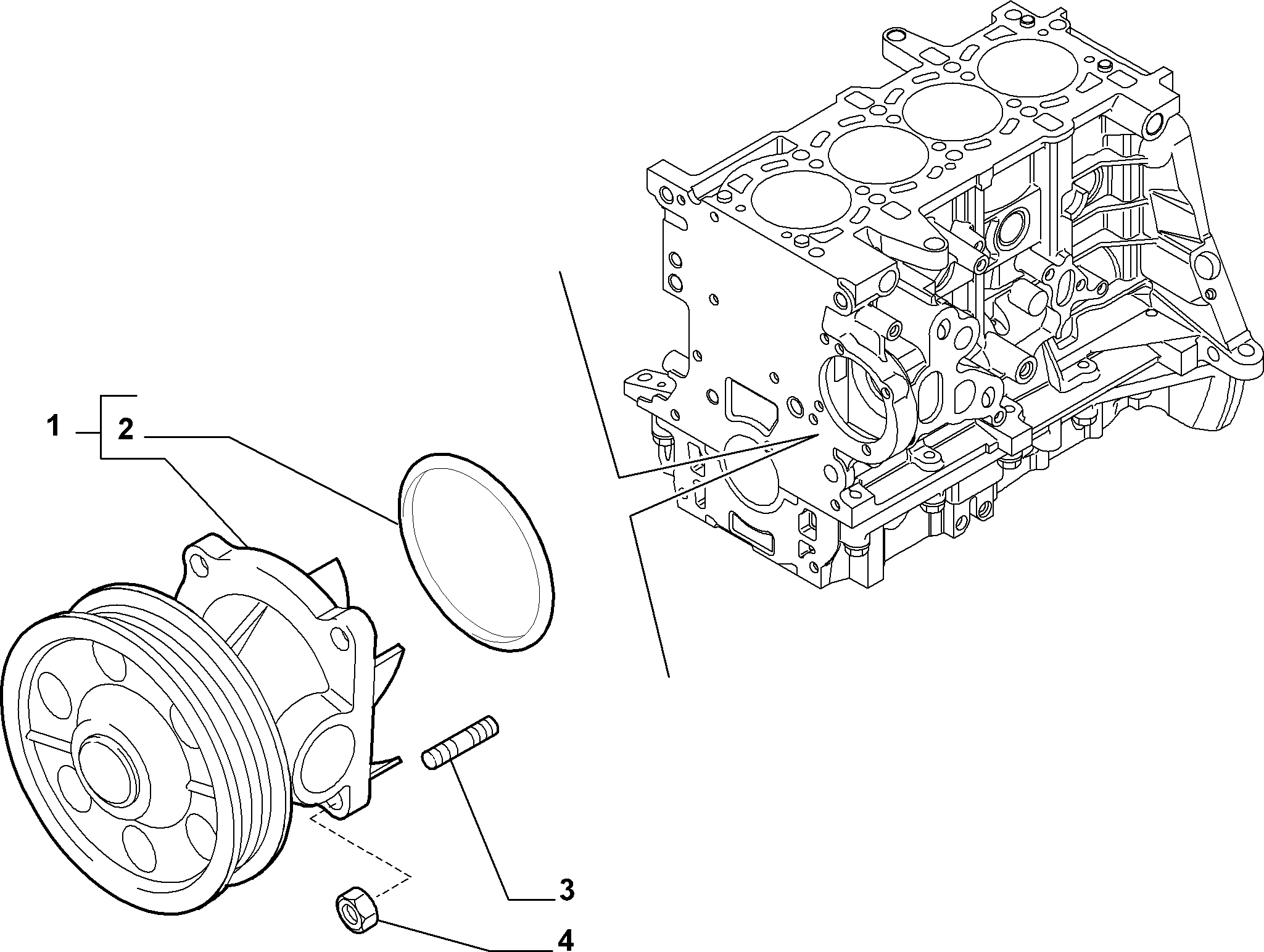 Alfa Romeo 468 1512 5 - Водяной насос autospares.lv