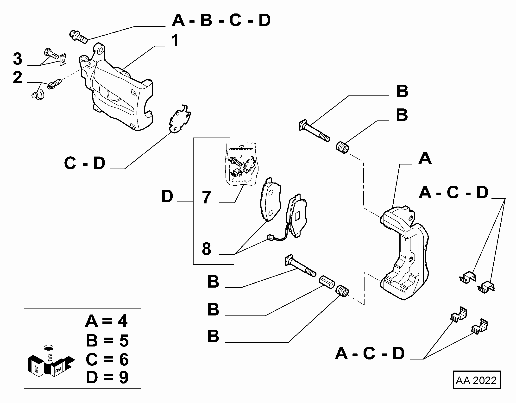 FIAT 77365544 - Тормозной суппорт autospares.lv