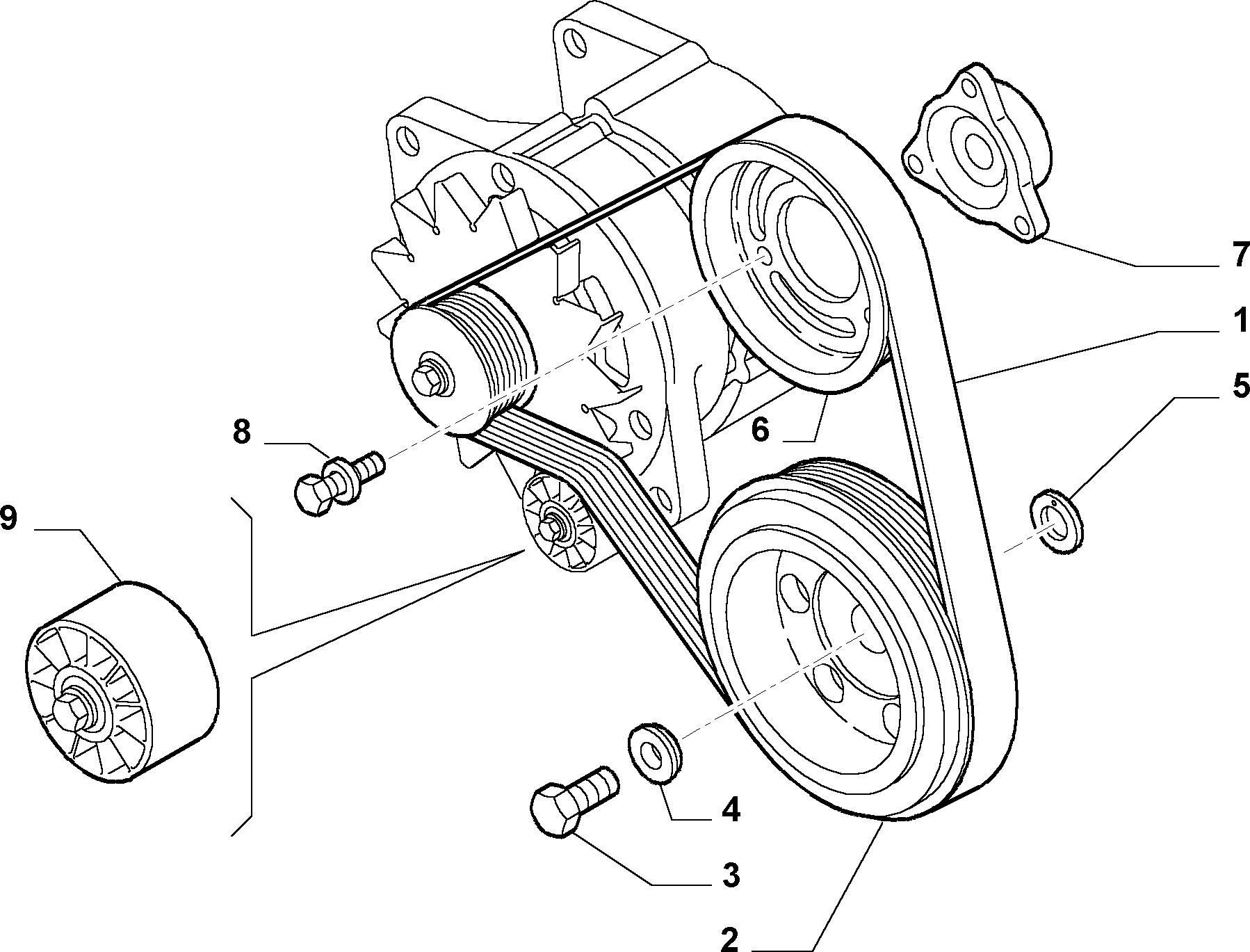 IVECO 500332292 - Шкив коленчатого вала autospares.lv