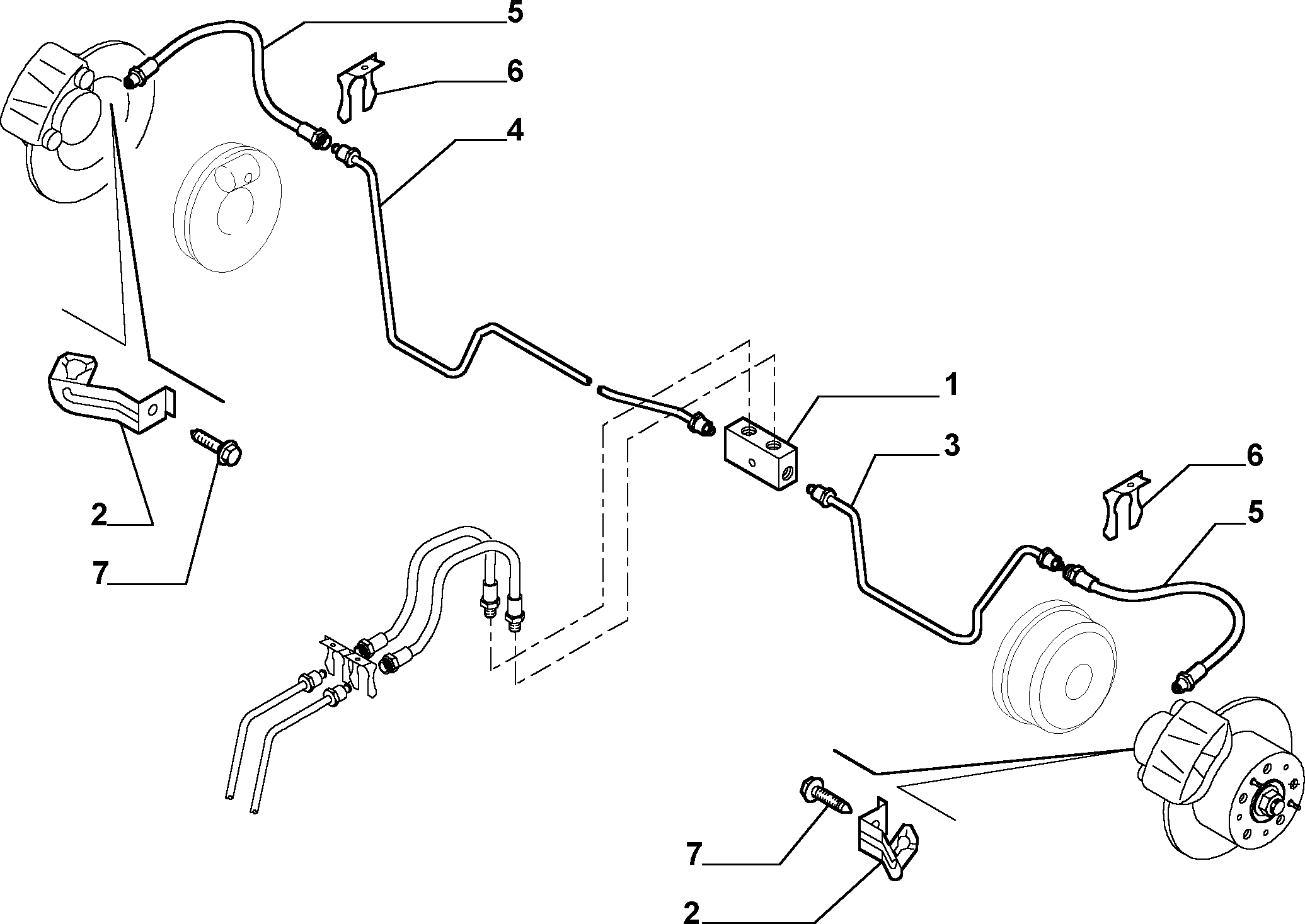 FIAT 46786435 - Тормозной шланг autospares.lv