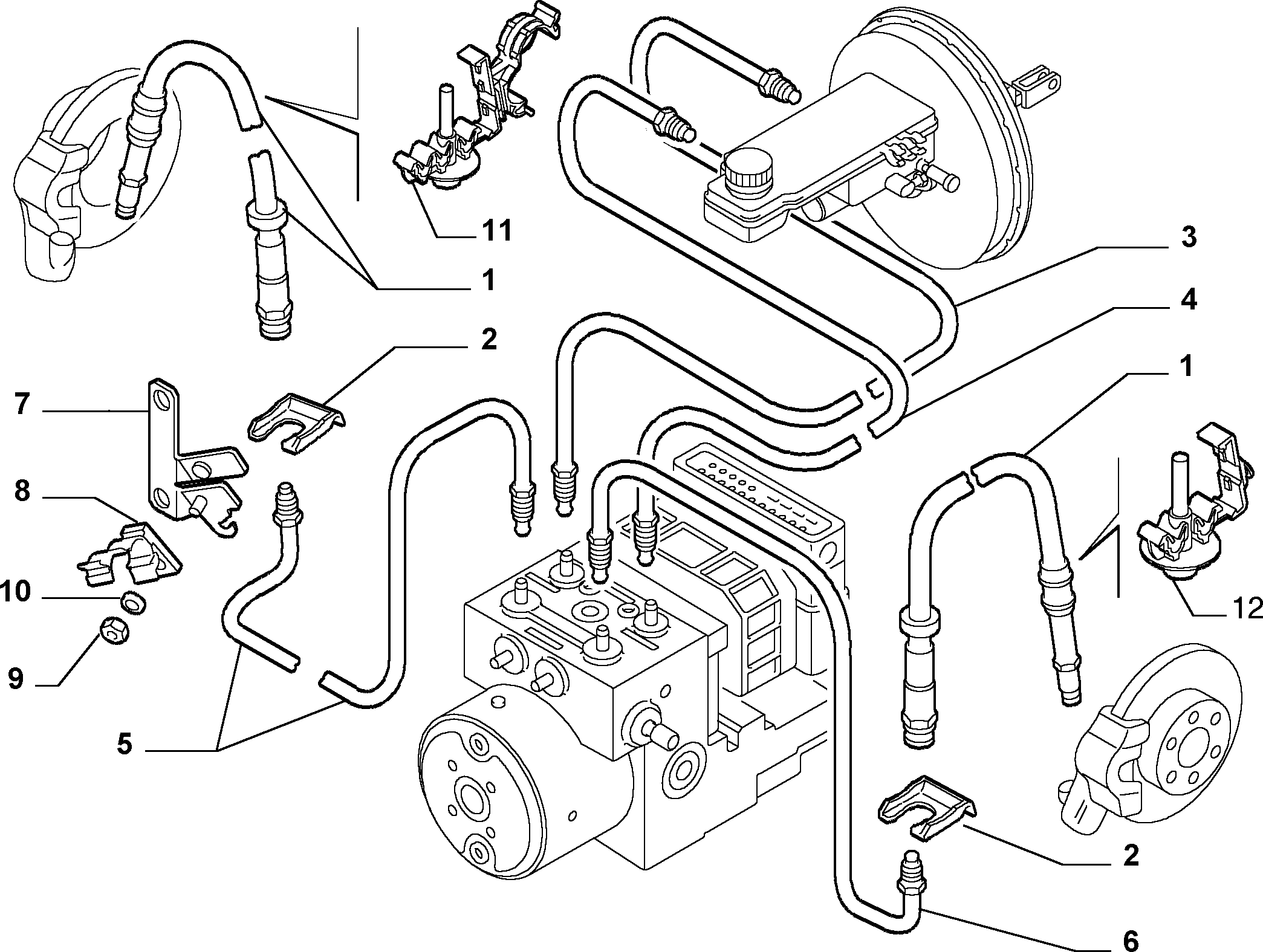 CITROËN 51748935 - Тормозной шланг autospares.lv