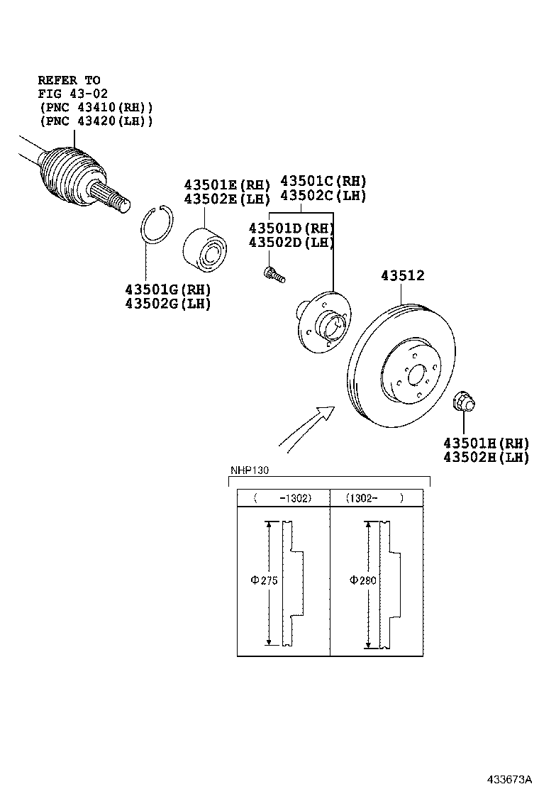 Daihatsu 43512-0D060 - Тормозной диск autospares.lv