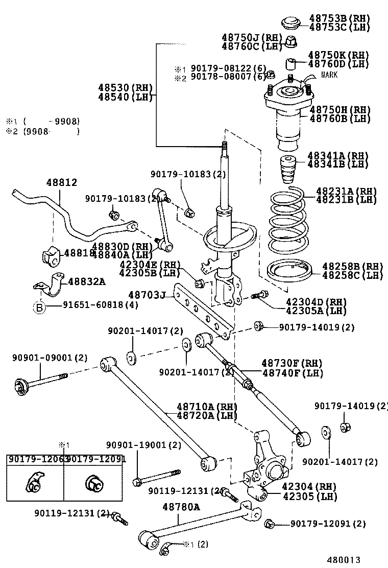 LEXUS 48830-33010 - Тяга / стойка, стабилизатор autospares.lv