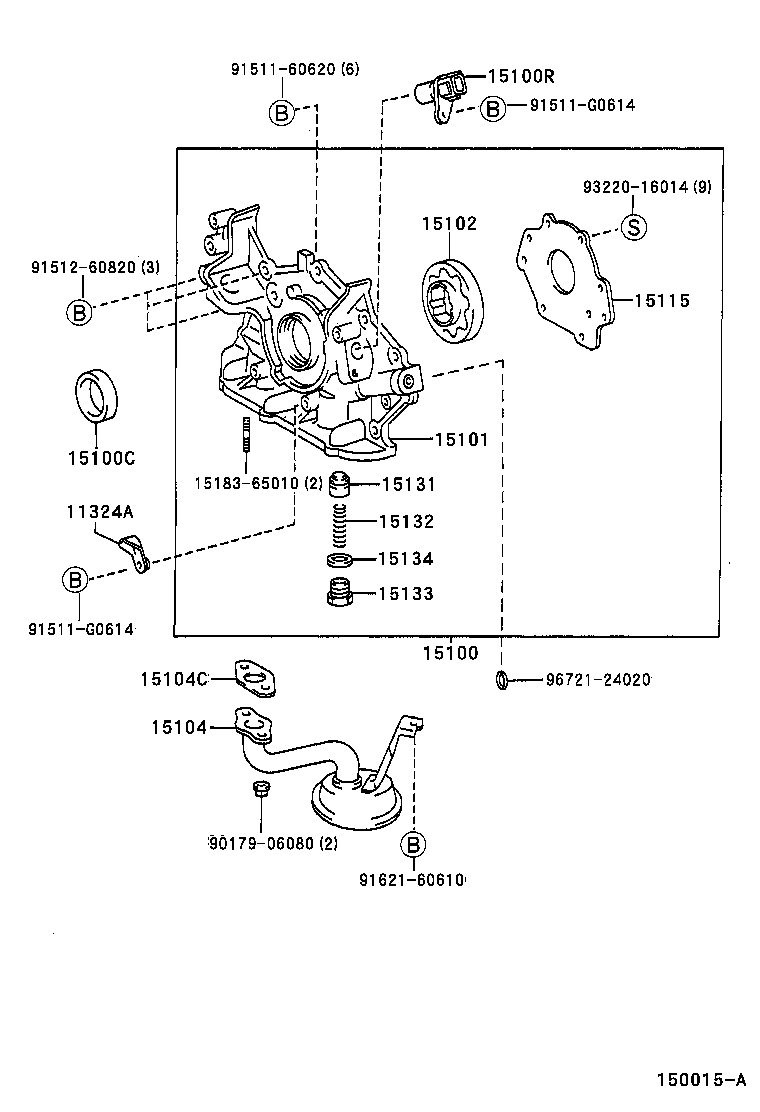 LEXUS 90311-40022 - Уплотняющее кольцо, коленчатый вал autospares.lv