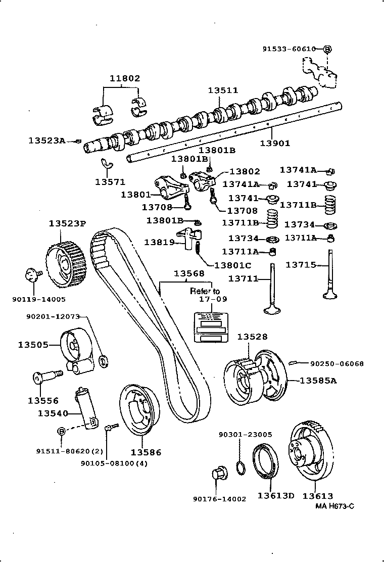 Berliet 13568-19175 - Зубчатый ремень ГРМ autospares.lv