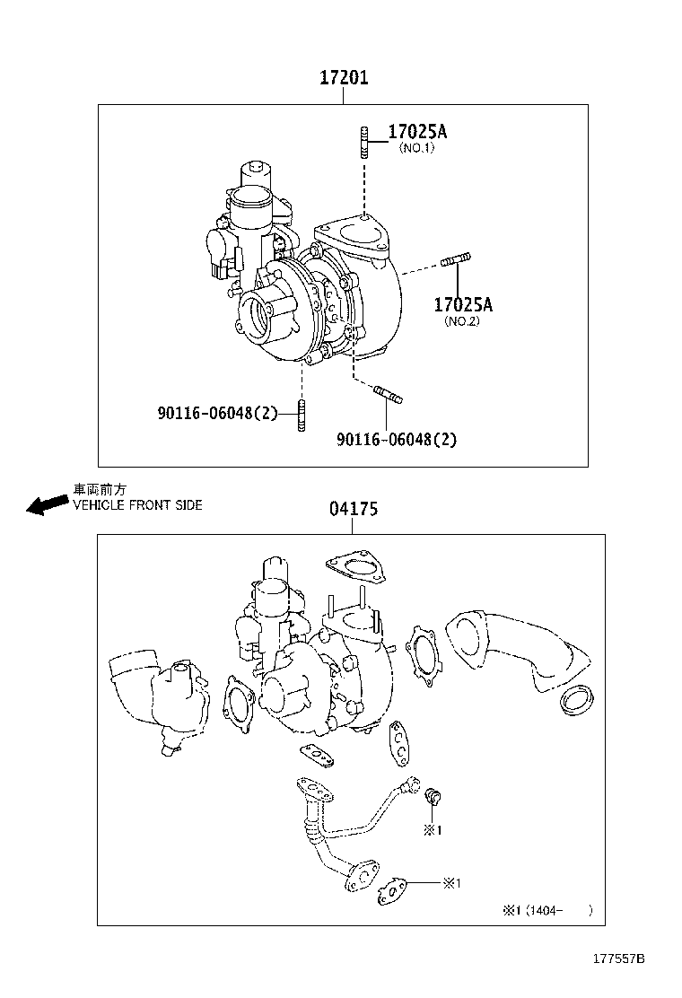 TOYOTA 17201-30160 - Турбина, компрессор autospares.lv