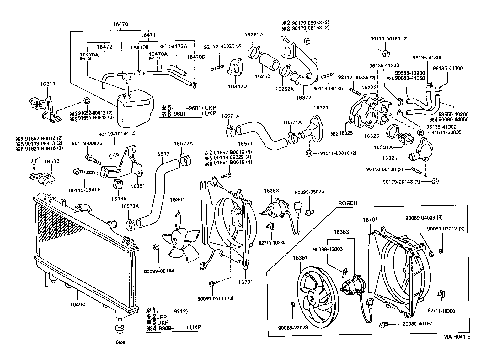 TOYOTA 16571-16210 - Шланг радиатора autospares.lv