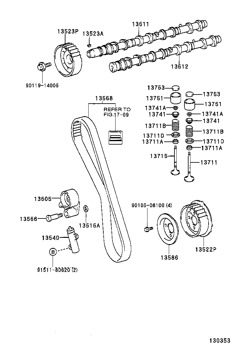 LEXUS 1350567040 - Натяжной ролик, зубчатый ремень ГРМ autospares.lv