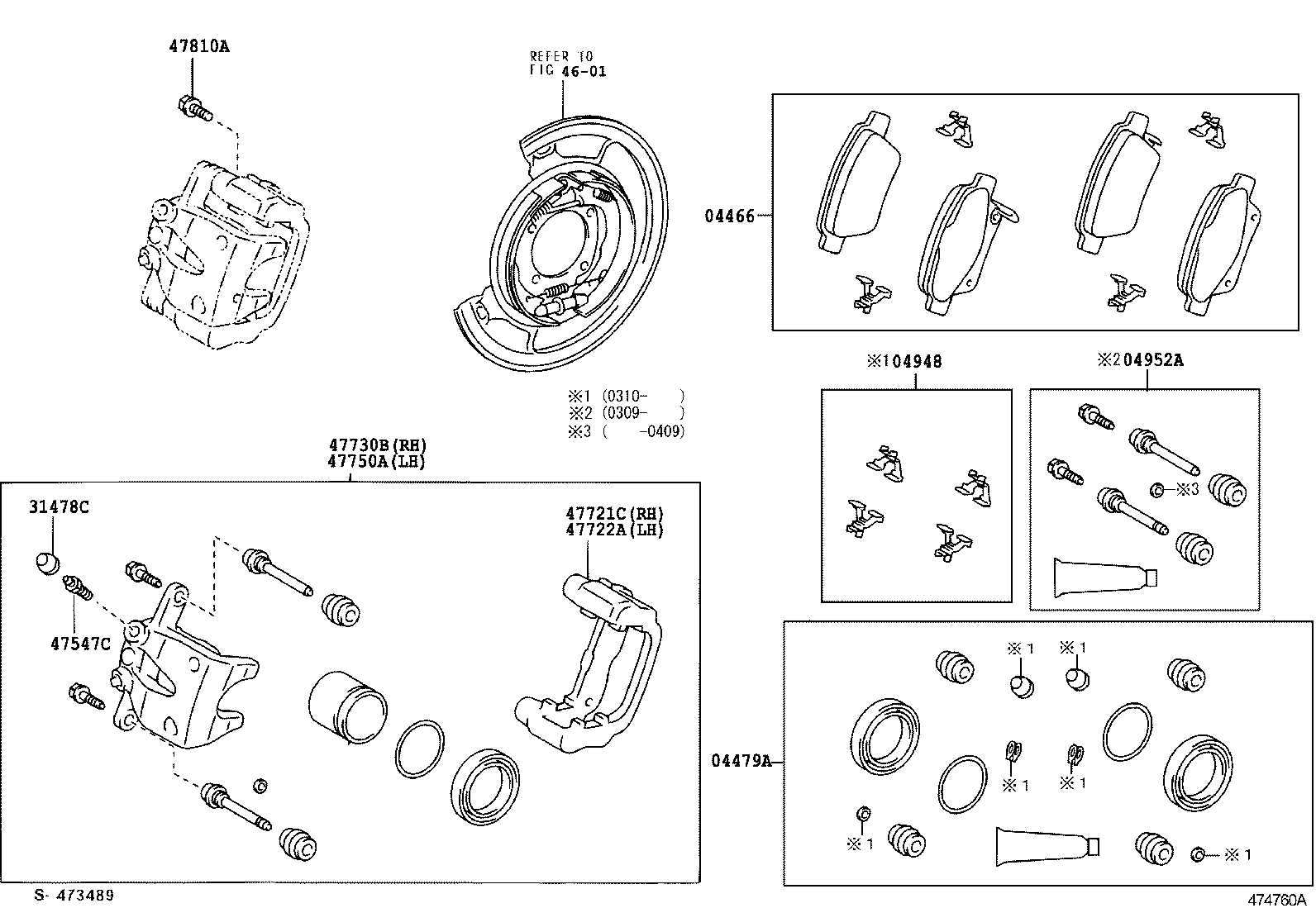 TOYOTA 47750-05070 - Тормозной суппорт autospares.lv