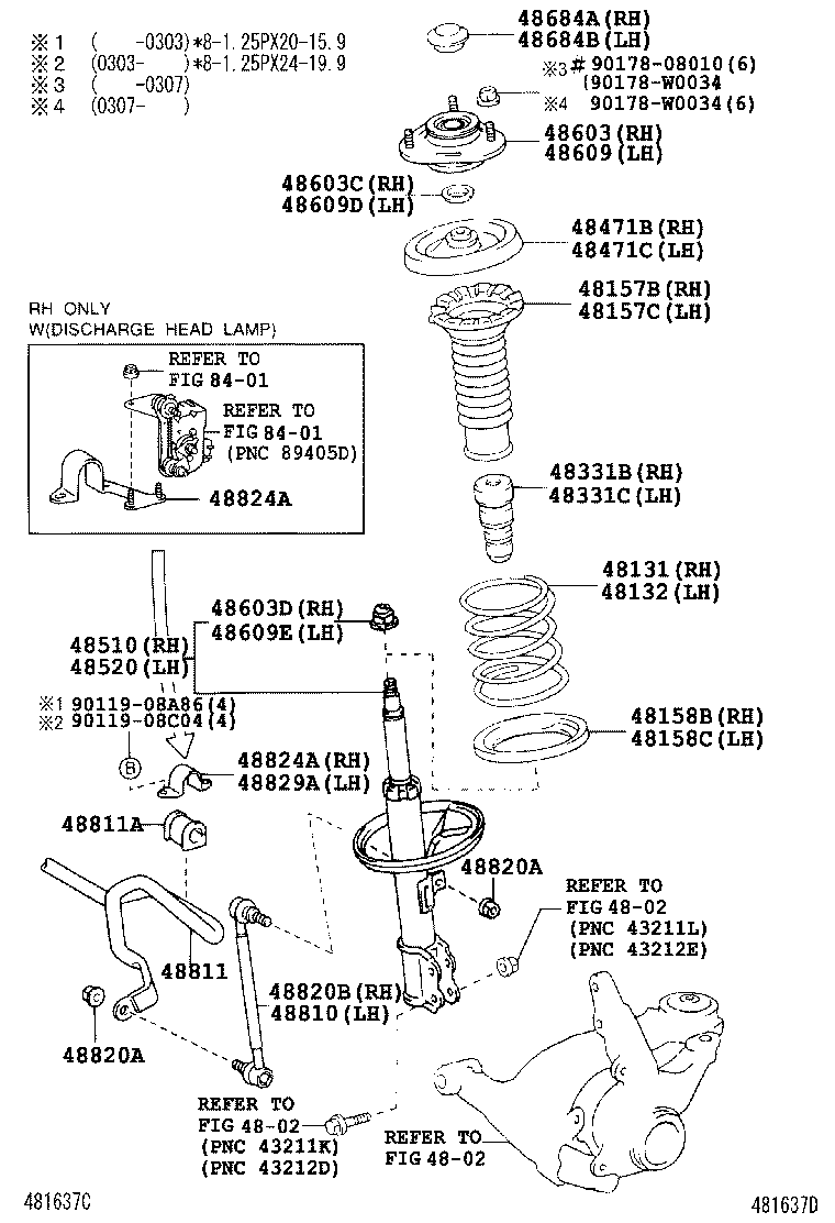 TOYOTA 48520-09860 - Амортизатор autospares.lv