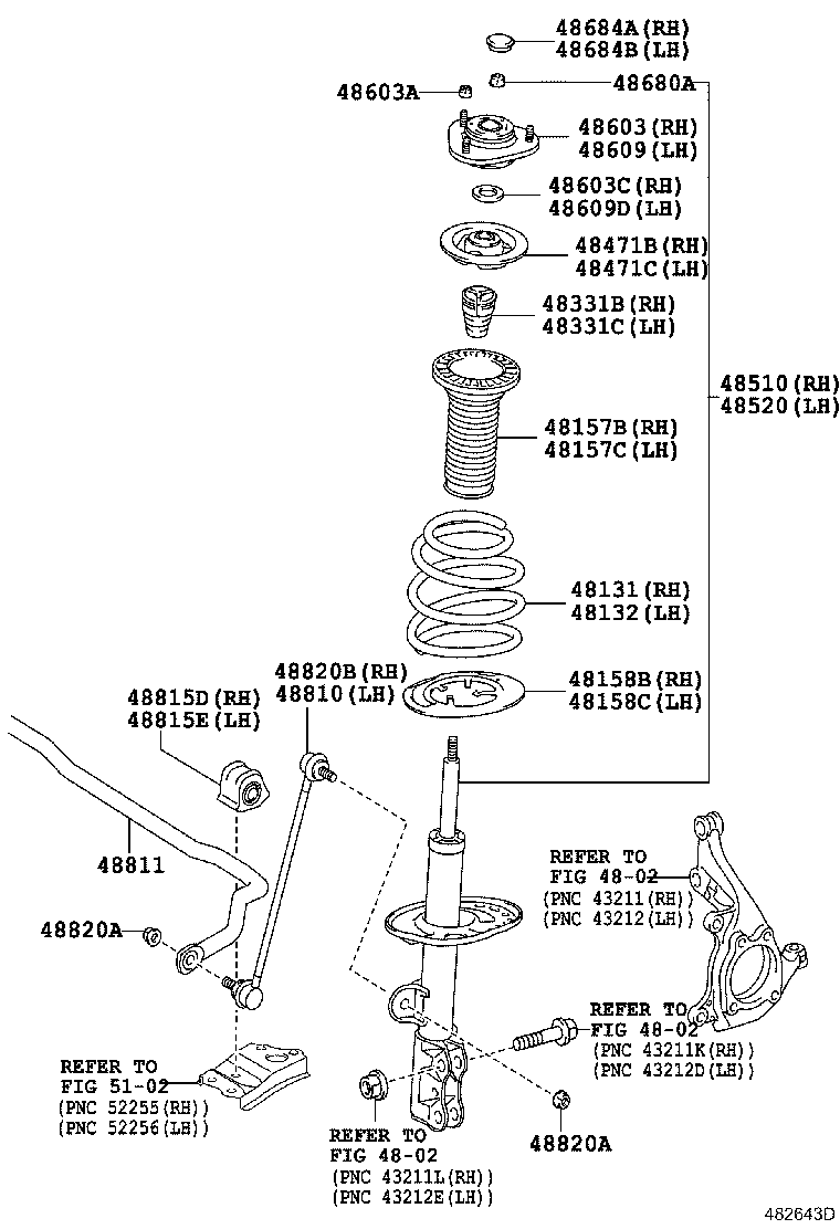 TOYOTA 48520-09X50 - Амортизатор autospares.lv