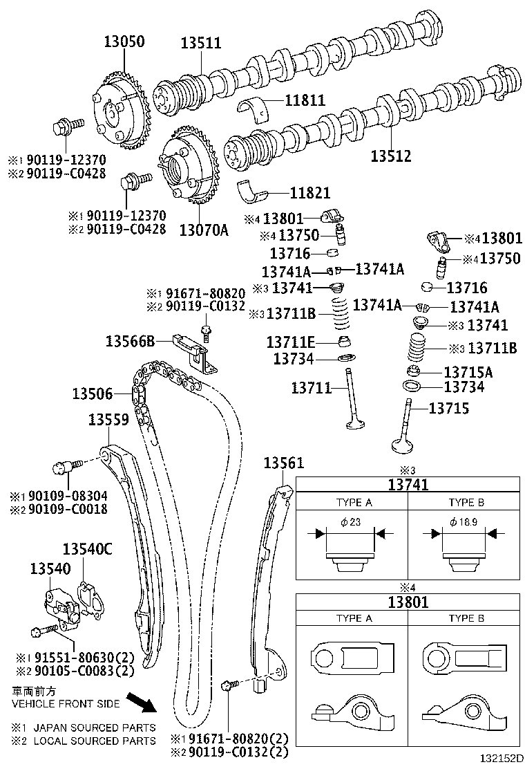 LEXUS 13540-0V040 - Натяжитель цепи ГРМ autospares.lv