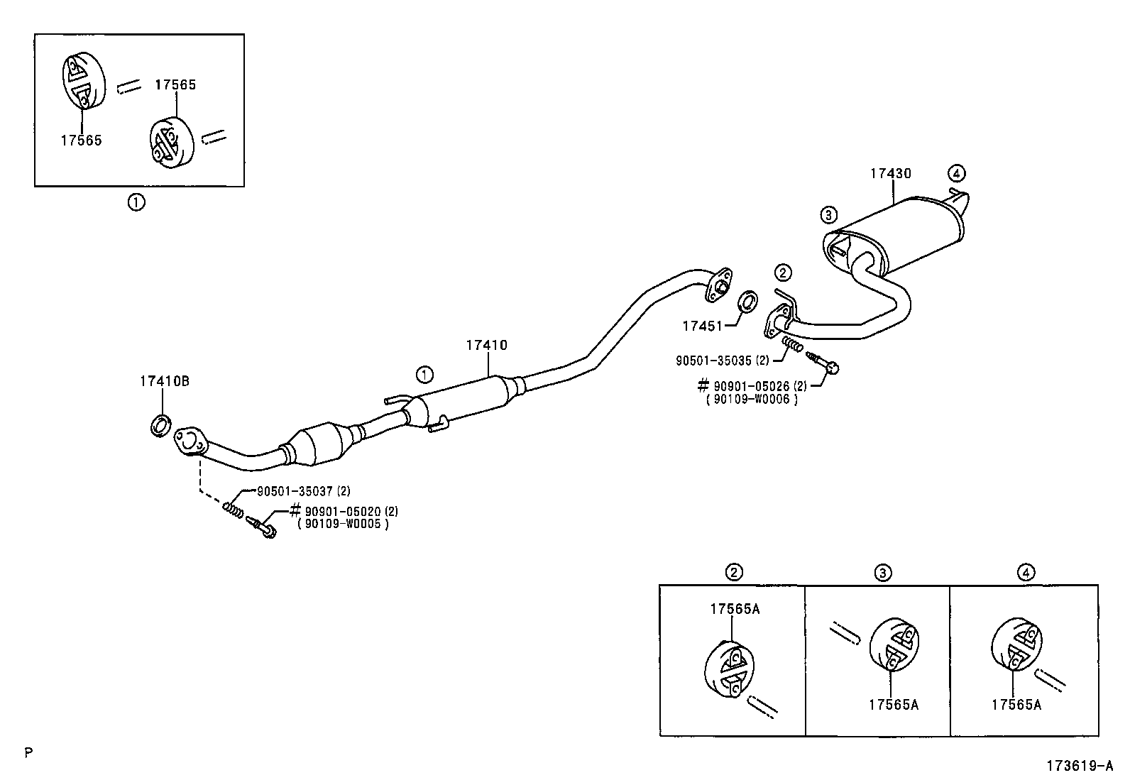 TOYOTA 174100R020 - Катализатор autospares.lv