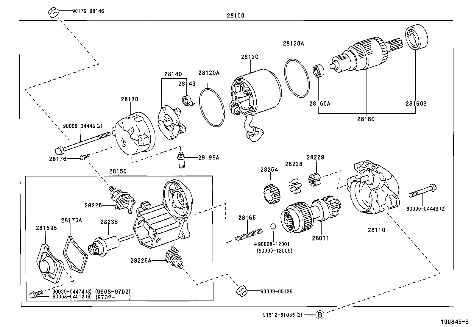 Daihatsu 2810003100 - Стартер autospares.lv