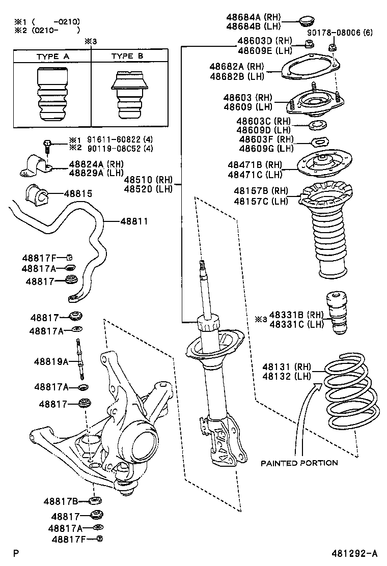 TOYOTA 48510-09A06 - Амортизатор autospares.lv