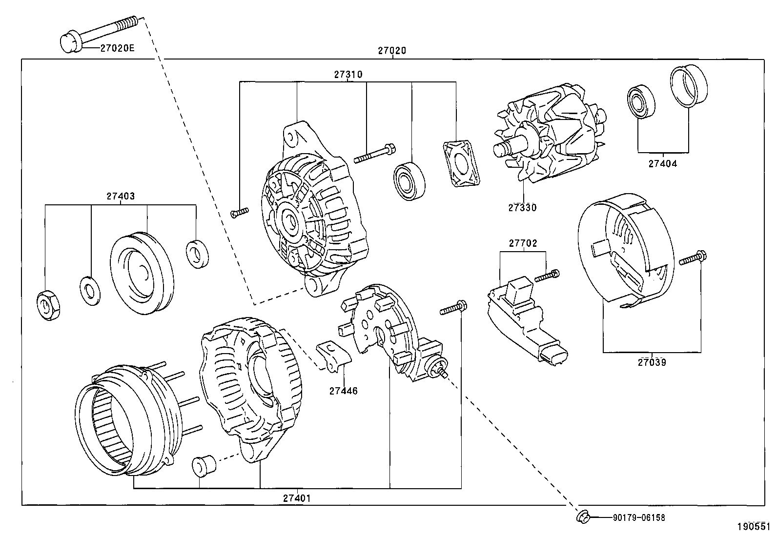 WIESMANN 27060-0B010 - Генератор autospares.lv