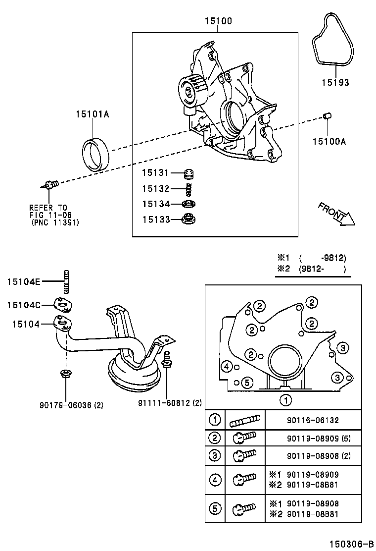 TOYOTA 15100-64041 - Масляный насос autospares.lv