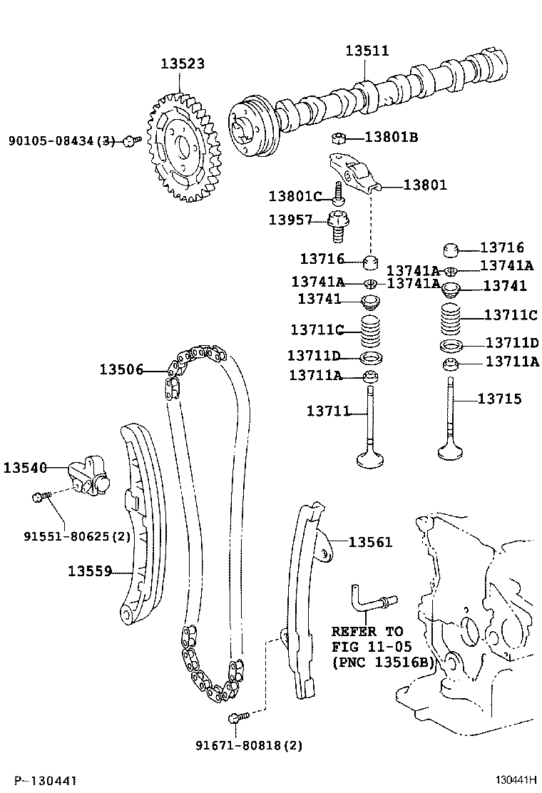 Berliet 13506-33020 - Цепь привода распредвала autospares.lv