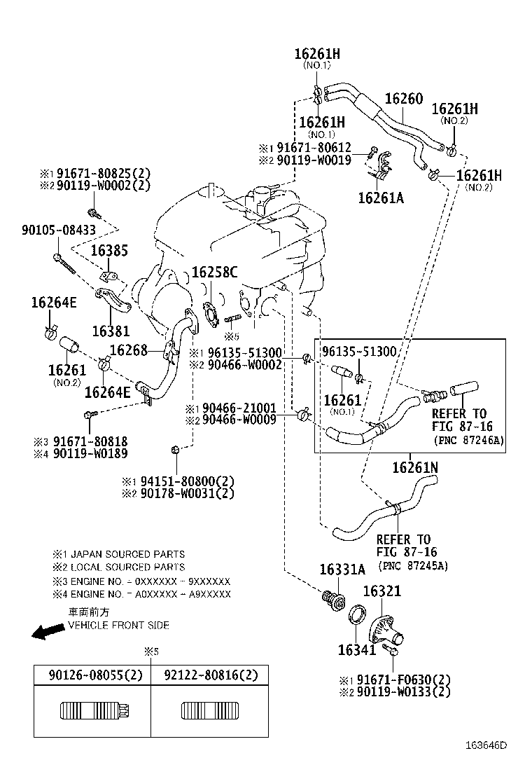 Subaru 90916-03134 - Термостат охлаждающей жидкости / корпус autospares.lv