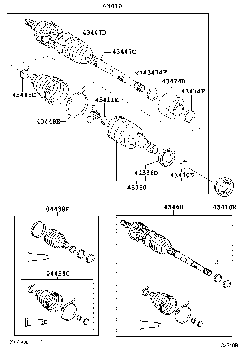 TOYOTA 04427-52260 - Пыльник, приводной вал autospares.lv