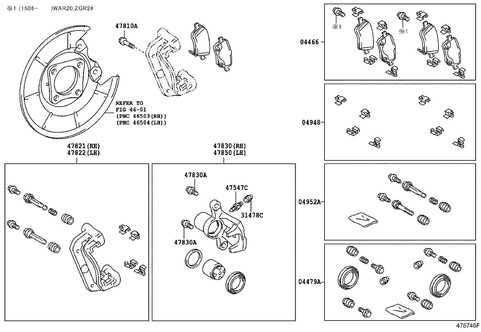 TOYOTA 47850-0F020 - Тормозной суппорт autospares.lv