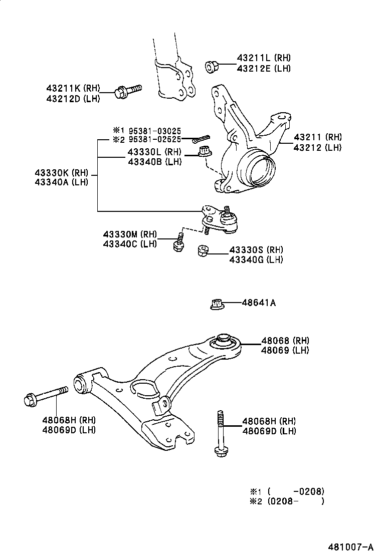 AUDI 4333019115 - Шаровая опора, несущий / направляющий шарнир autospares.lv