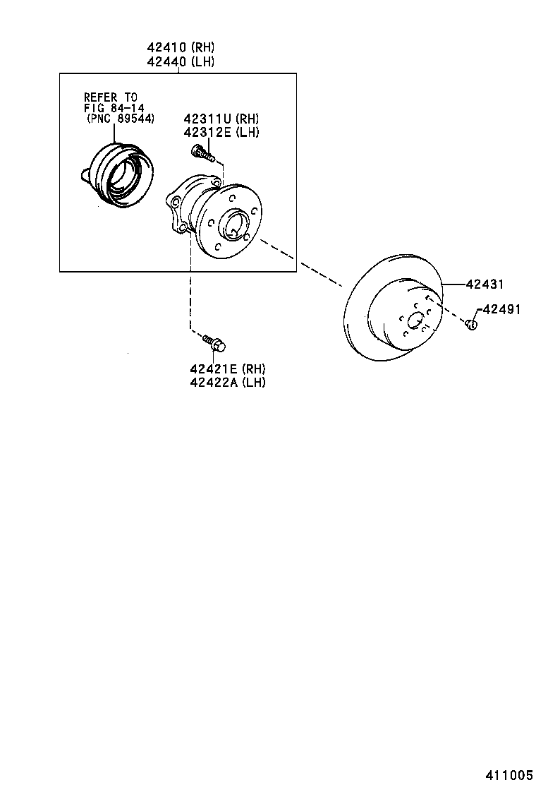 LEXUS 4243120420 - Тормозной диск autospares.lv