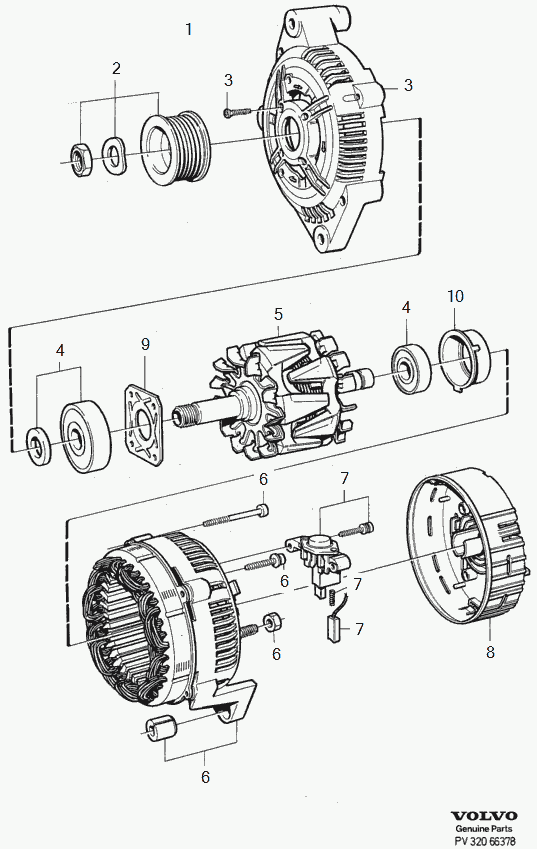 VAG 9162683 - Генератор autospares.lv