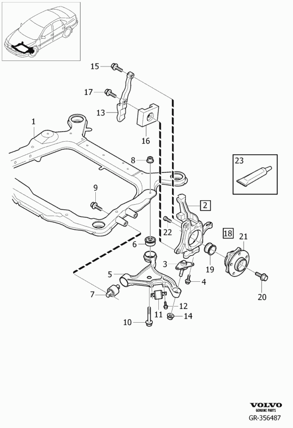 Volvo 8663288 - Наконечник рулевой тяги, шарнир autospares.lv