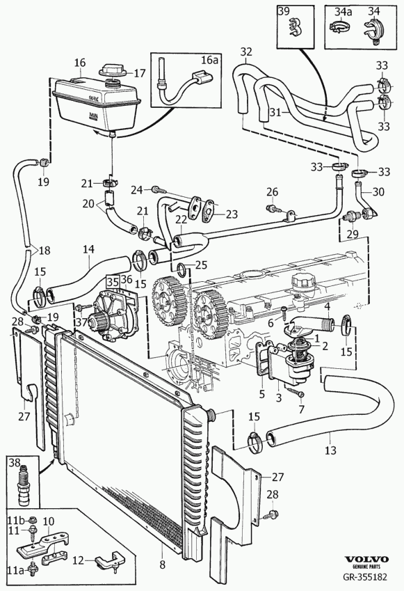 Volvo 8603907 - Радиатор, охлаждение двигателя autospares.lv