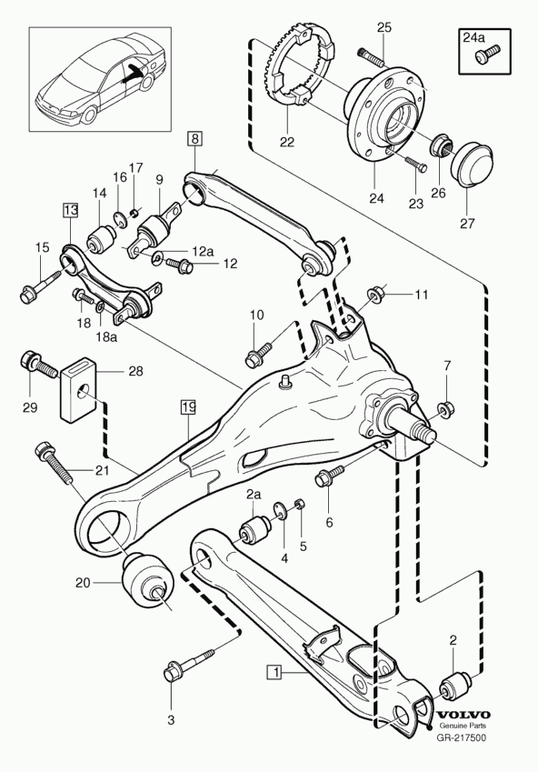 Volvo 30873324 - Подшипник ступицы колеса, комплект autospares.lv