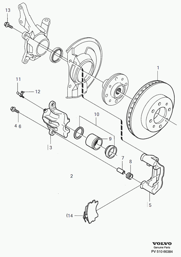 Volvo 8251694 - Тормозной суппорт autospares.lv