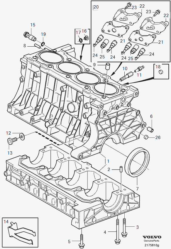 Volvo 11996 - Уплотнительное кольцо, резьбовая пробка маслосливного отверстия autospares.lv