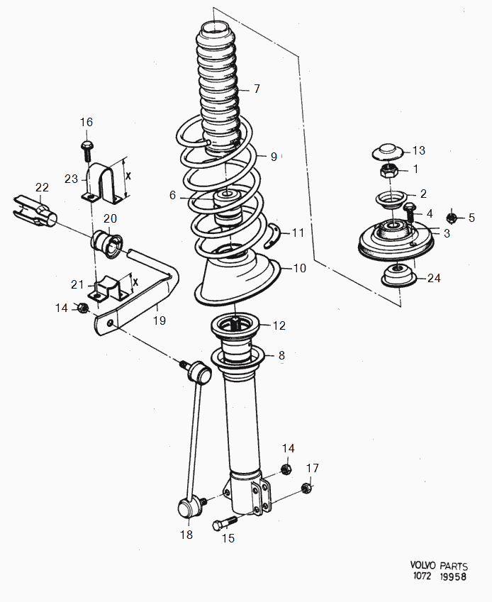 RENAULT 3411070 - Подшипник качения, опора стойки амортизатора autospares.lv