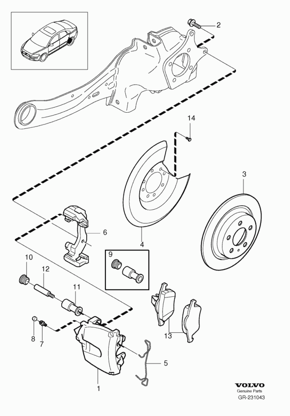 Vauxhall 31341331 - Тормозные колодки, дисковые, комплект autospares.lv