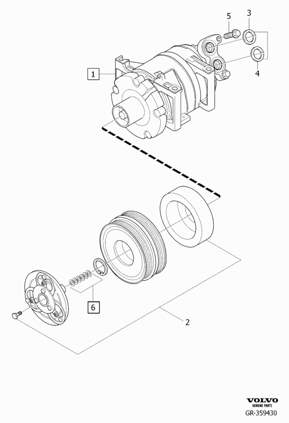 FORD 36012441 - Компрессор кондиционера autospares.lv