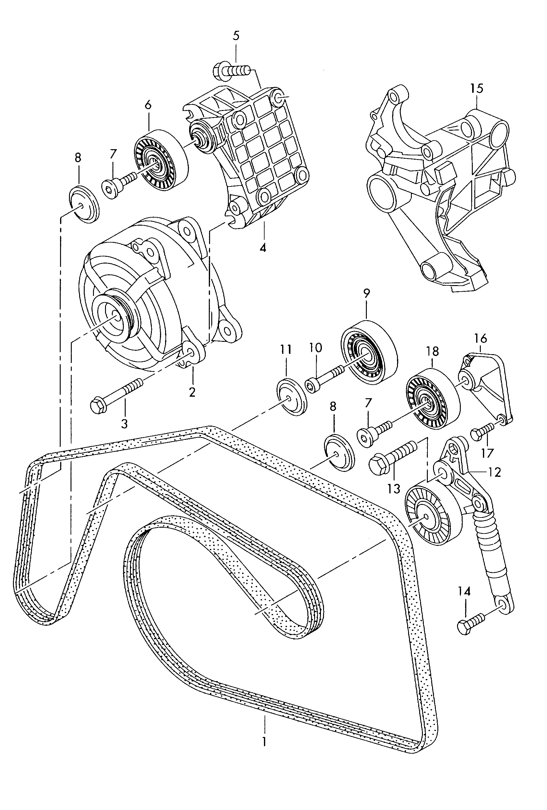 Seat 059 903 137 R - Поликлиновой ремень autospares.lv