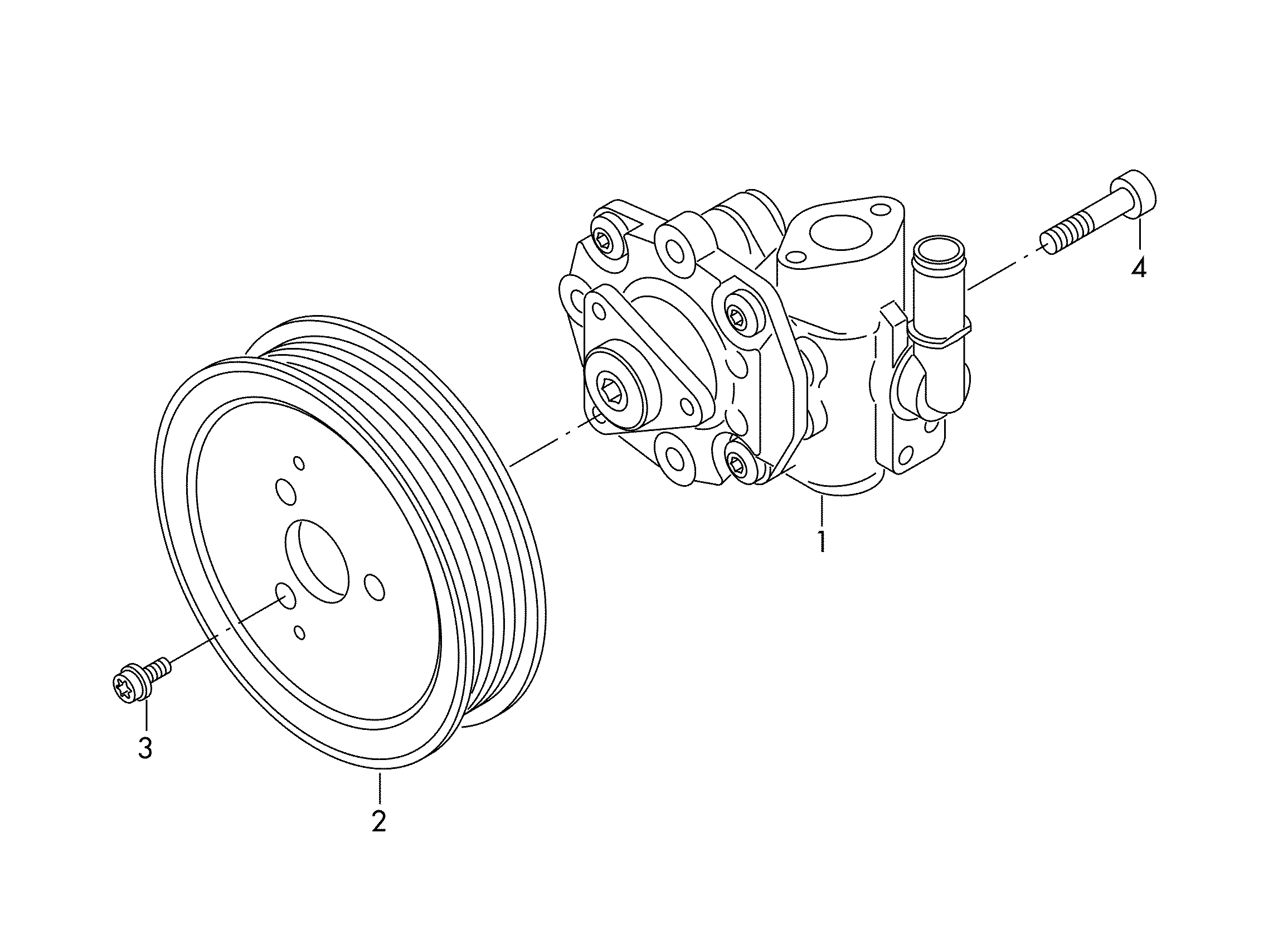 VW 7P6422154A - Гидравлический насос, рулевое управление, ГУР autospares.lv