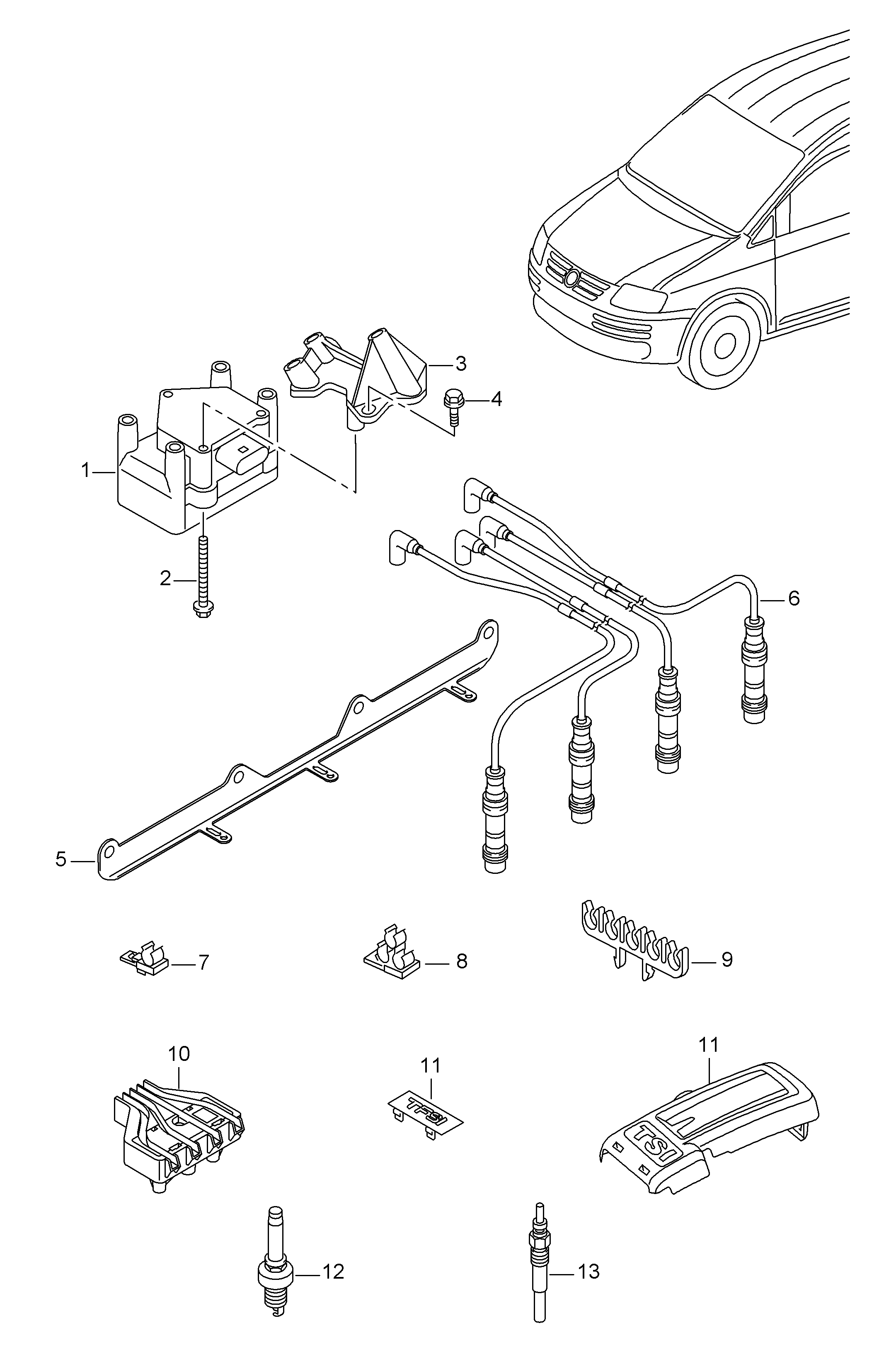 VW 03F 905 600 A - Свеча зажигания autospares.lv