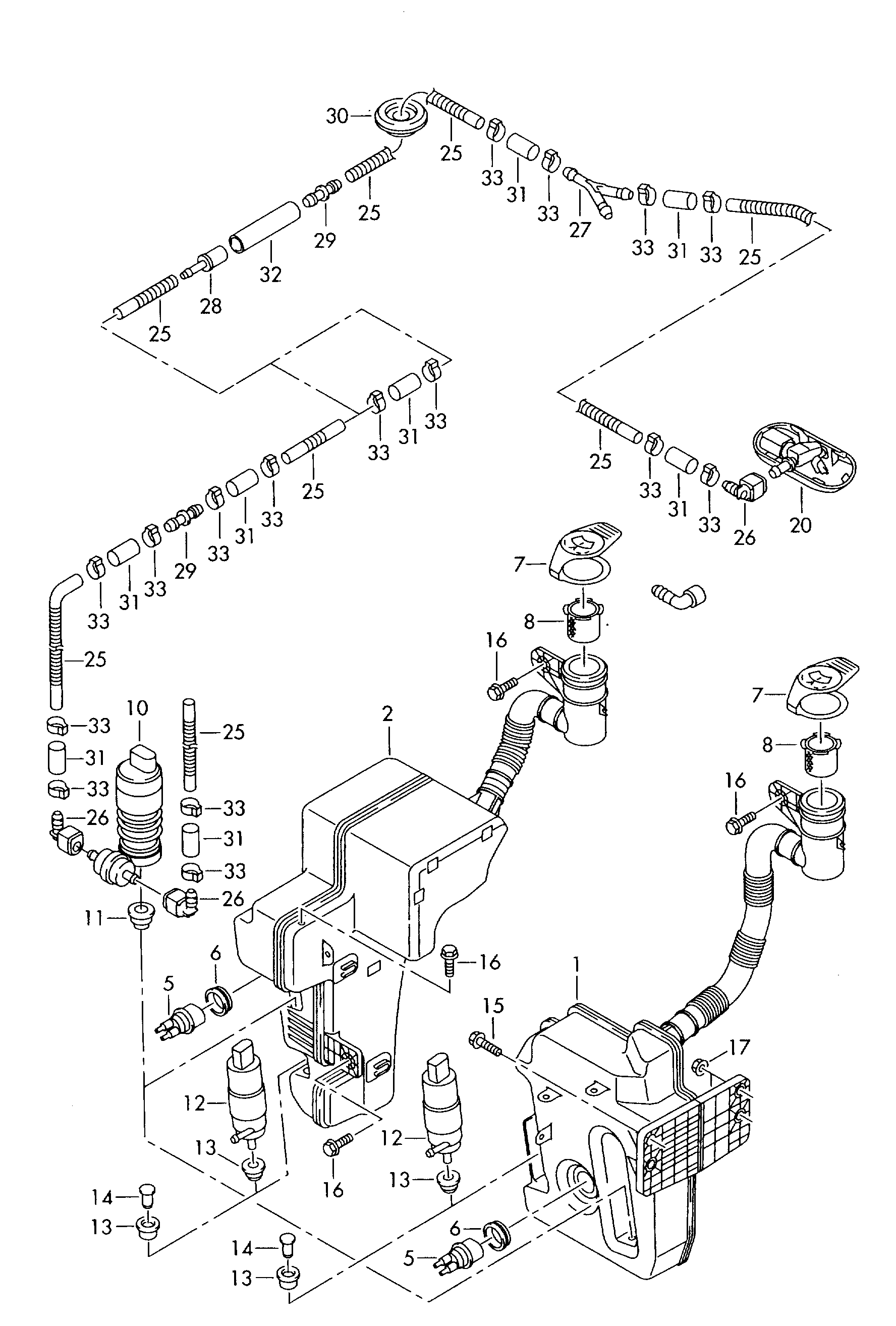 Seat 6R0955681 - Водяной насос, система очистки фар autospares.lv