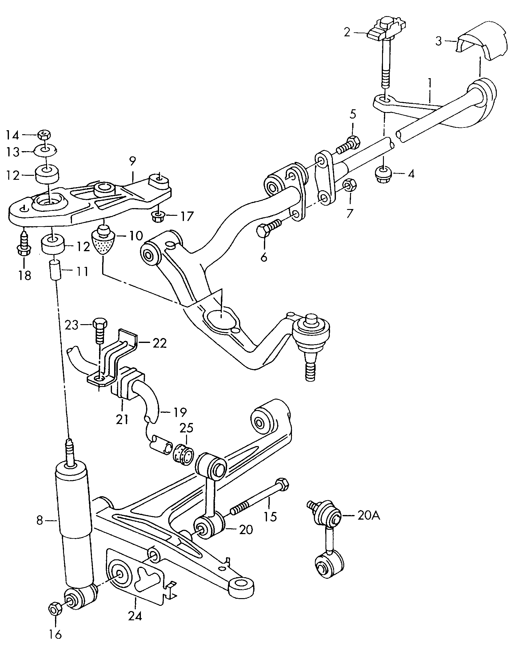 VAG 7D0 413 031 B - Амортизатор autospares.lv