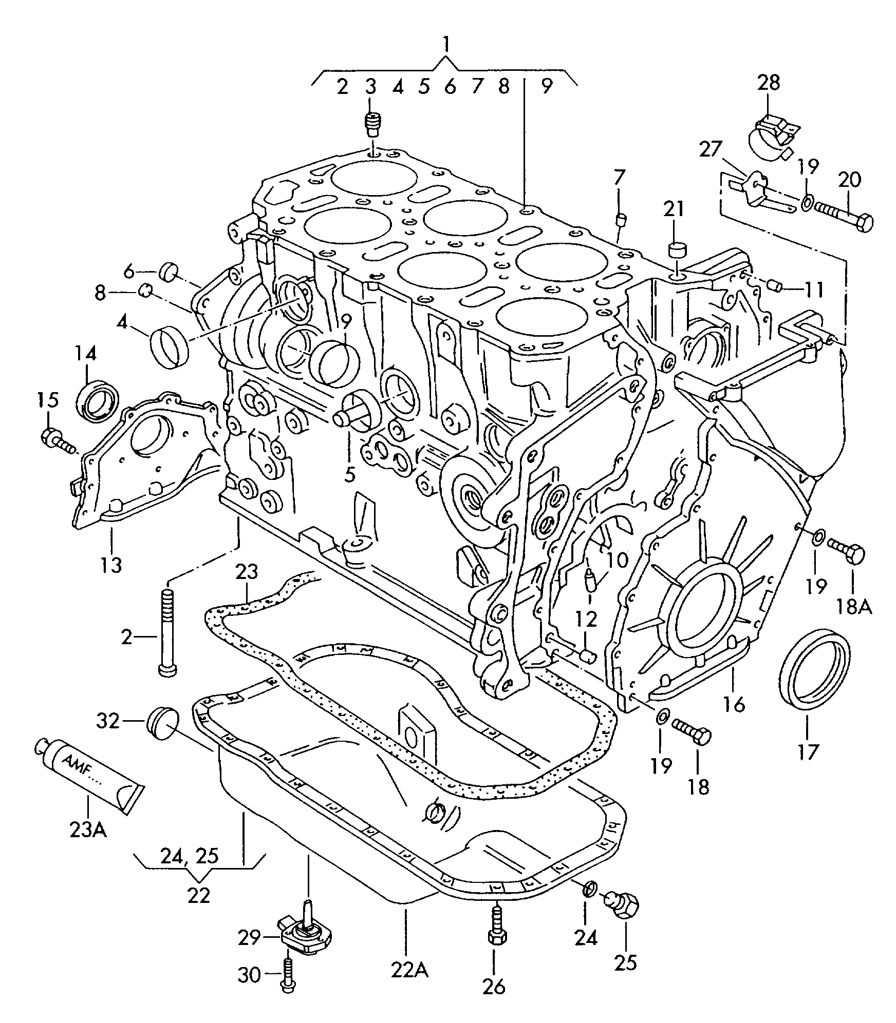 Skoda 068 198 171 - Уплотняющее кольцо, коленчатый вал autospares.lv