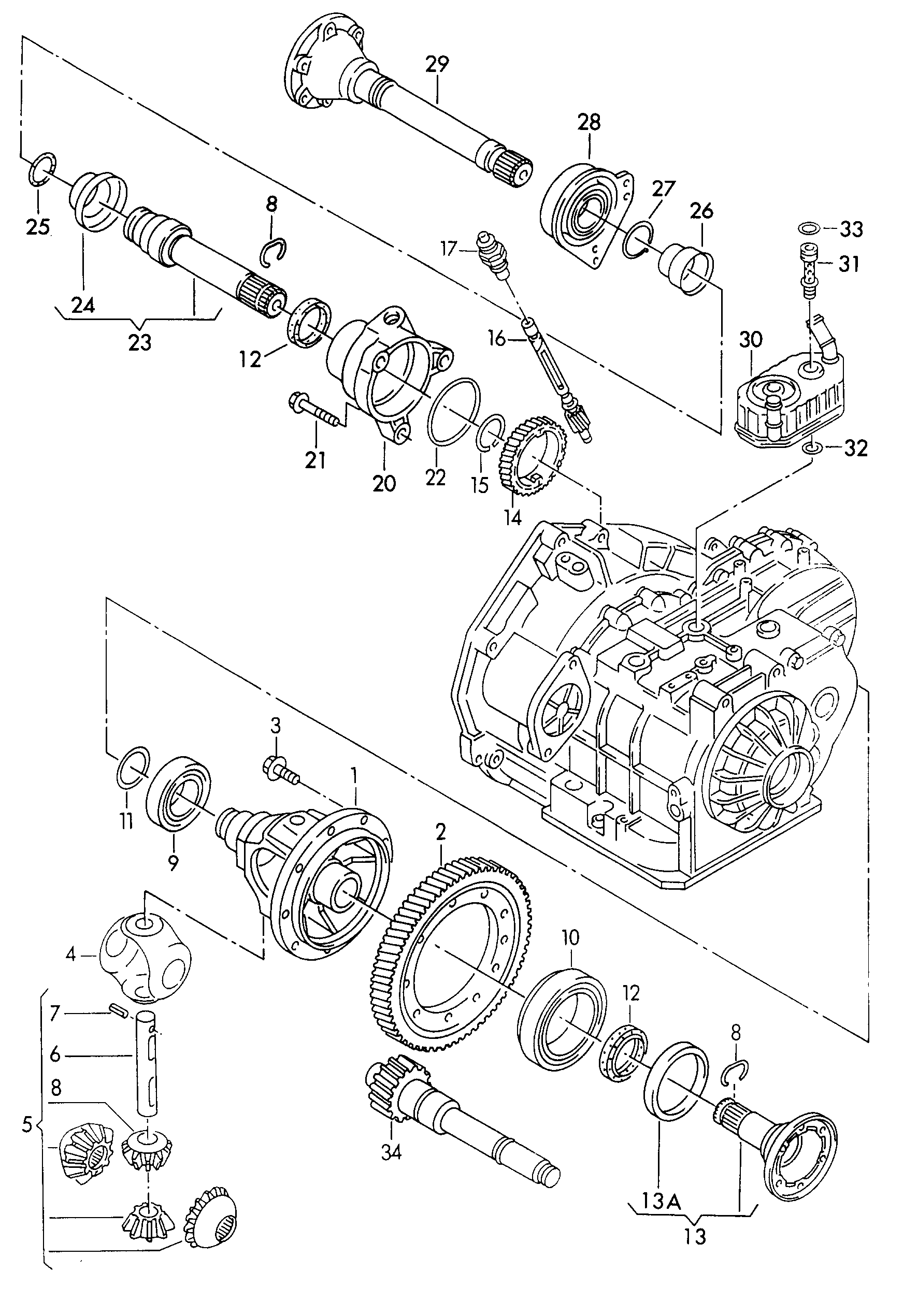 VAG 099409335A - Подшипник промежуточный, приводной вал autospares.lv