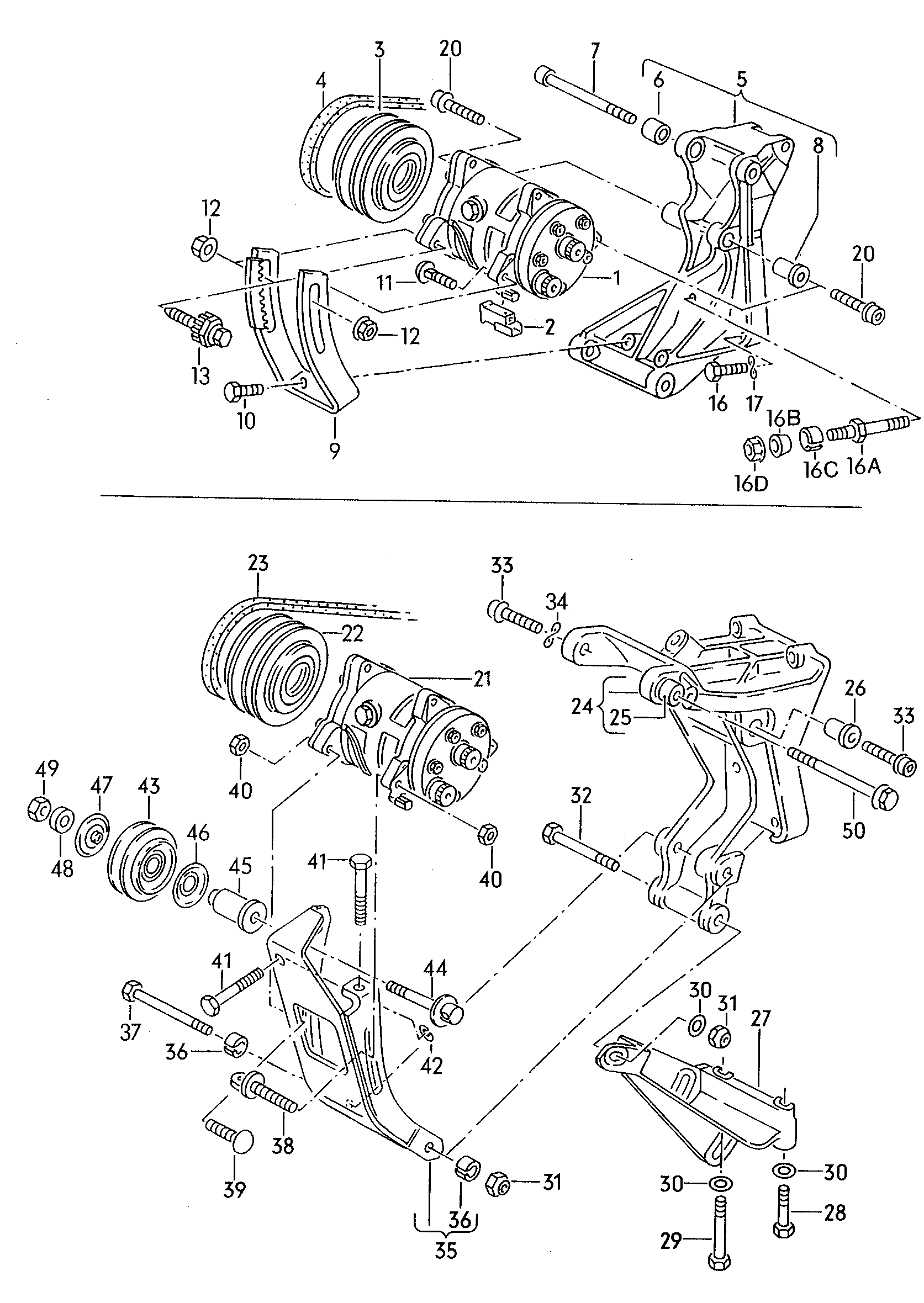 Seat 357 820 803 Q - Компрессор кондиционера autospares.lv