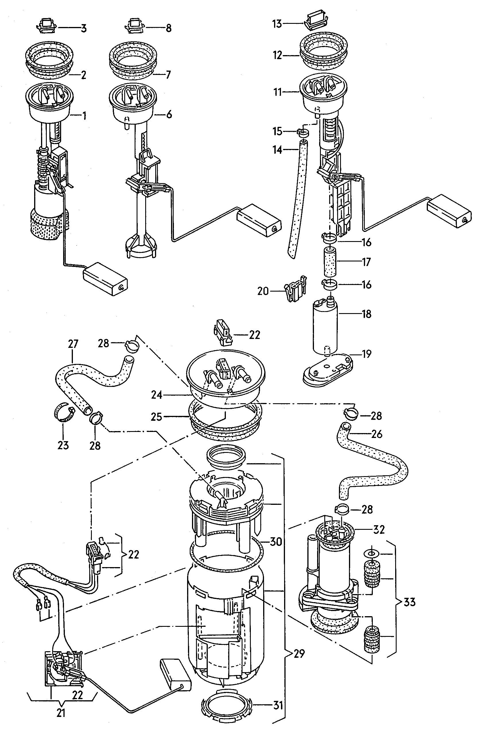 VW 357 998 400 - Топливный насос autospares.lv