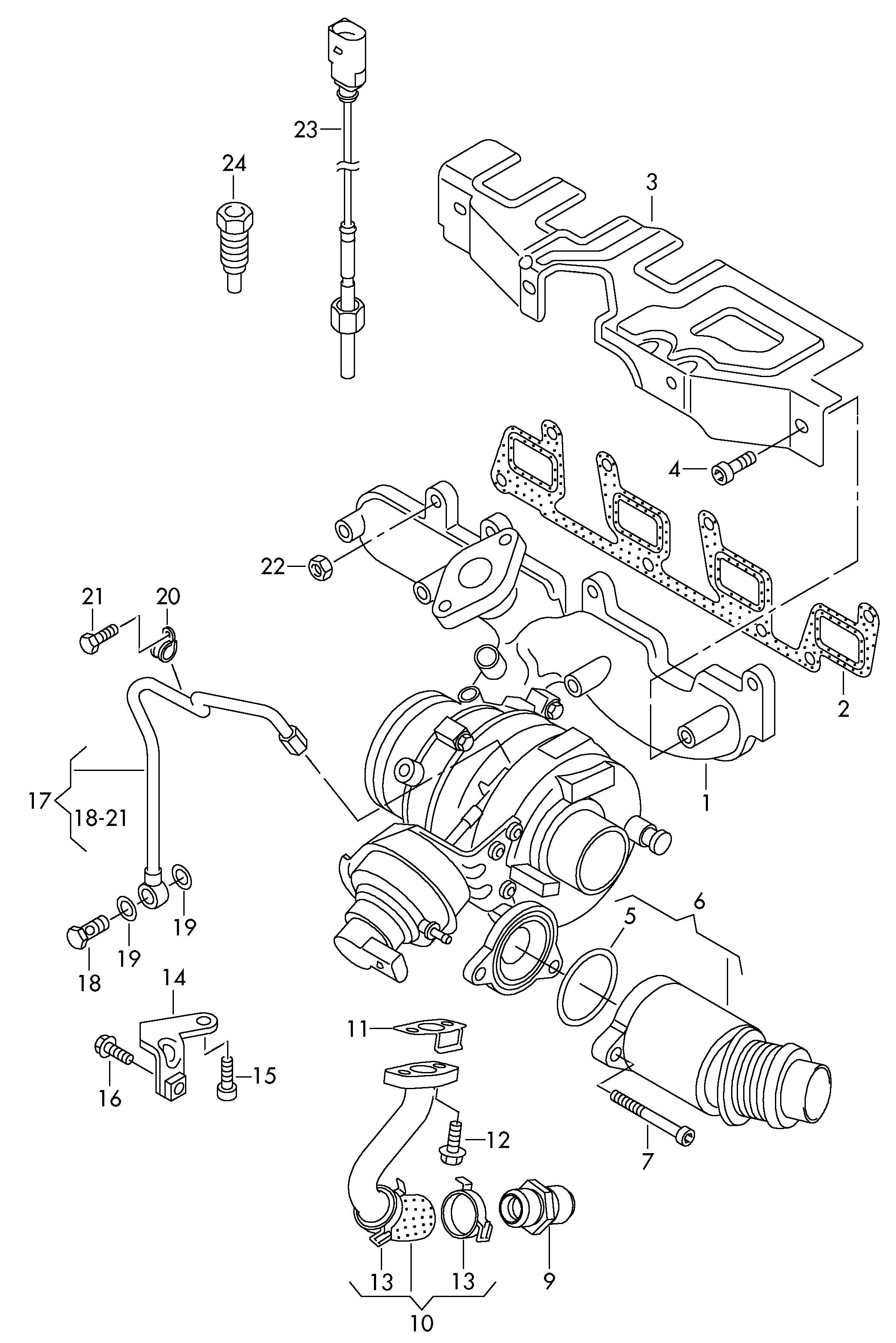 VW 03L253016M - Турбина, компрессор autospares.lv